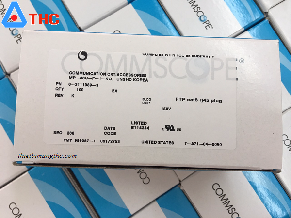 Hạt mạng RJ45 Cat6 Commscope bọc kim chống nhiễu